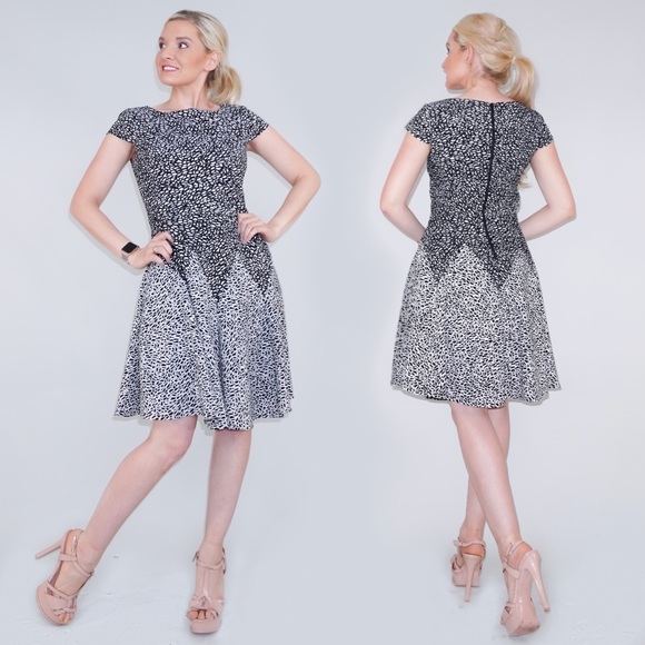 Gabby Skye Dresses & Skirts - Black and White Pattern Dress